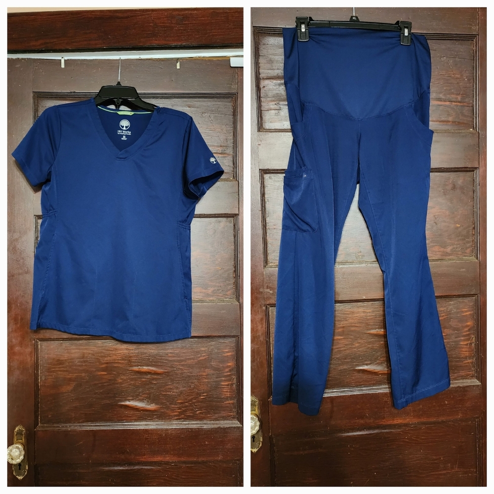 Navy Maternity Scrubs XS/XSP